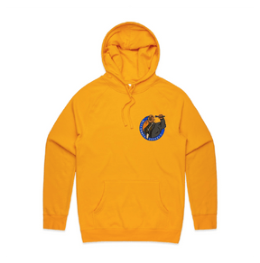 S / Gold / Small Front Design Bitconnect 🎤 - Unisex Hoodie