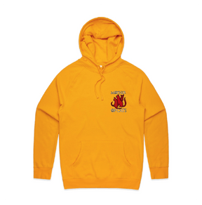 S / Gold / Small Front Design Mother of Cats 🐈 - Unisex Hoodie