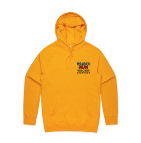 S / Gold / Small Front Design Wondermum 🦸‍♀️ - Unisex Hoodie