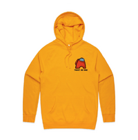 S / Gold / Small Front Print Among Us 👨‍🚀 - Unisex Hoodie