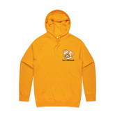 S / Gold / Small Front Print Egg Sheeran 🥚 - Unisex Hoodie