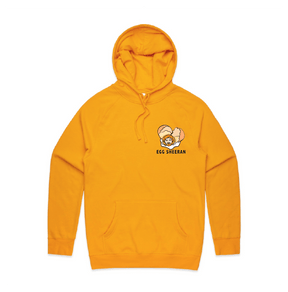 S / Gold / Small Front Print Egg Sheeran 🥚 - Unisex Hoodie