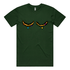 S / Green / Large Front Design Tinsel Tits 🍈🍈🎄 - Men's T Shirt
