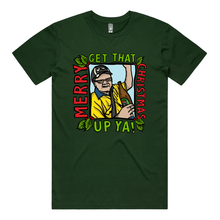 S / Green / Large Front Design VB Longneck Christmas 🎄👍 - Men's T Shirt