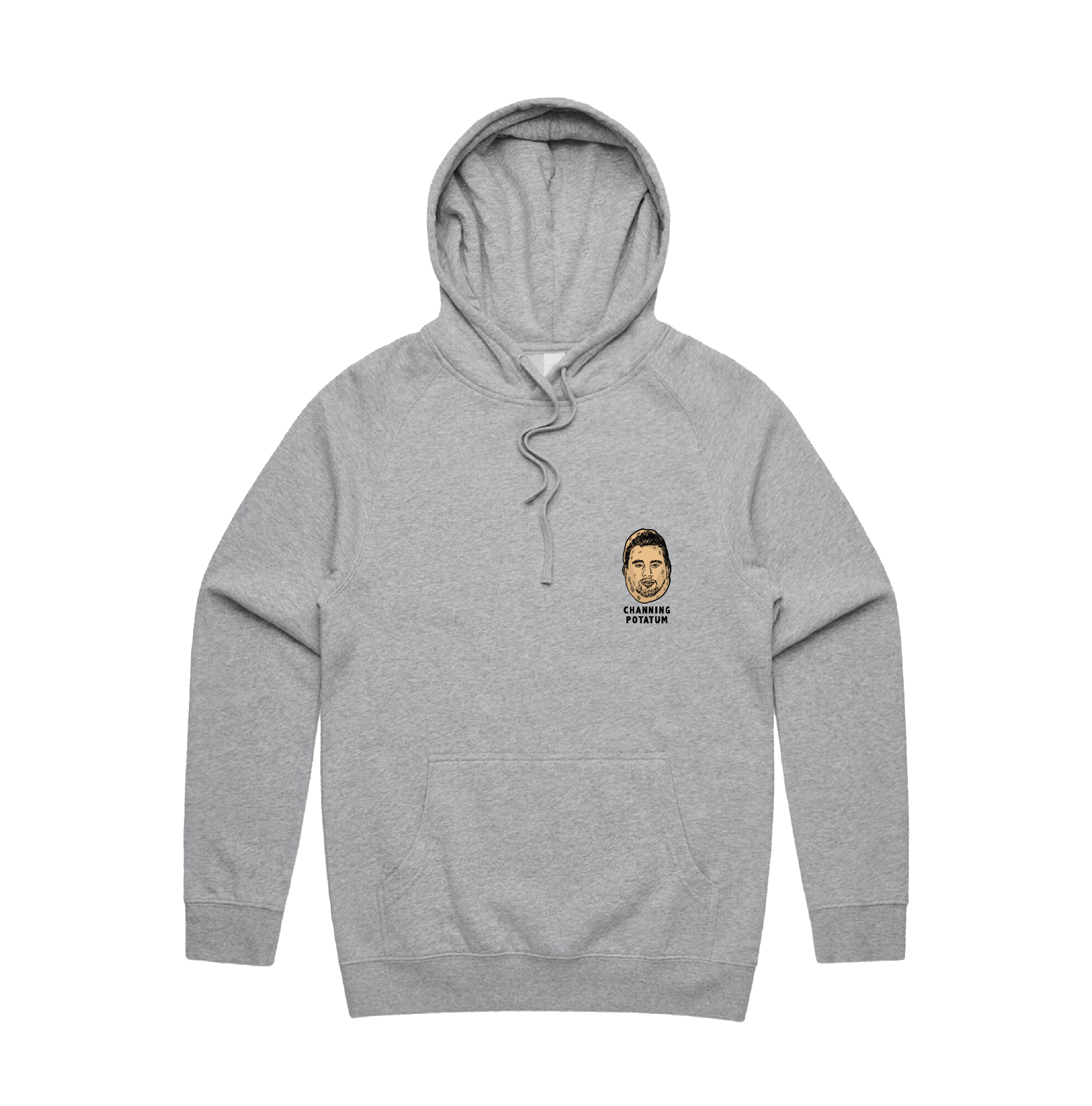 S / Grey Channing Potatum 🥔 - Unisex Hoodie