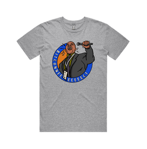 S / Grey / Large Front Design Bitconnect 🎤 - Men's T Shirt