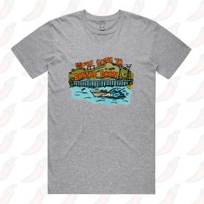 S / Grey / Large Front Design Bonnie Doon 🚤 - Men's T Shirt