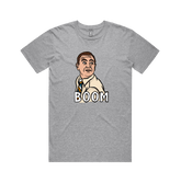 S / Grey / Large Front Design Boom Boyle 🚨 - Men's T Shirt