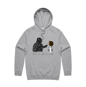 S / Grey / Large Front Design Choke Me Daddy 😲 - Unisex Hoodie