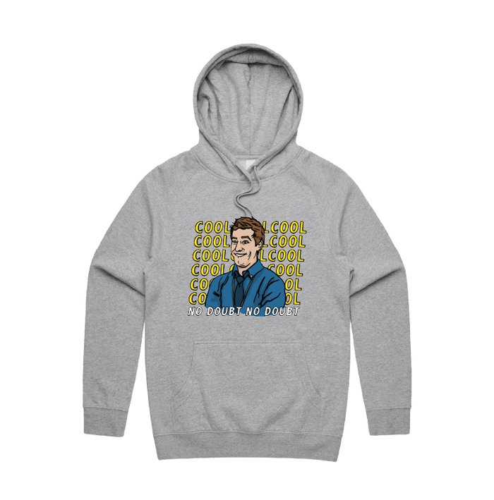 S / Grey / Large Front Design Cool Cool Cool 👮‍♂️ - Unisex Hoodie