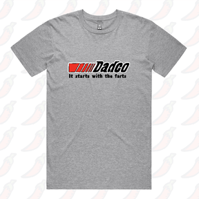 S / Grey / Large Front Design Dadco 🔧💨 – Men's T Shirt
