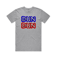 S / Grey / Large Front Design Dun Dun 🚔 - Men's T Shirt