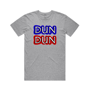 S / Grey / Large Front Design Dun Dun 🚔 - Men's T Shirt