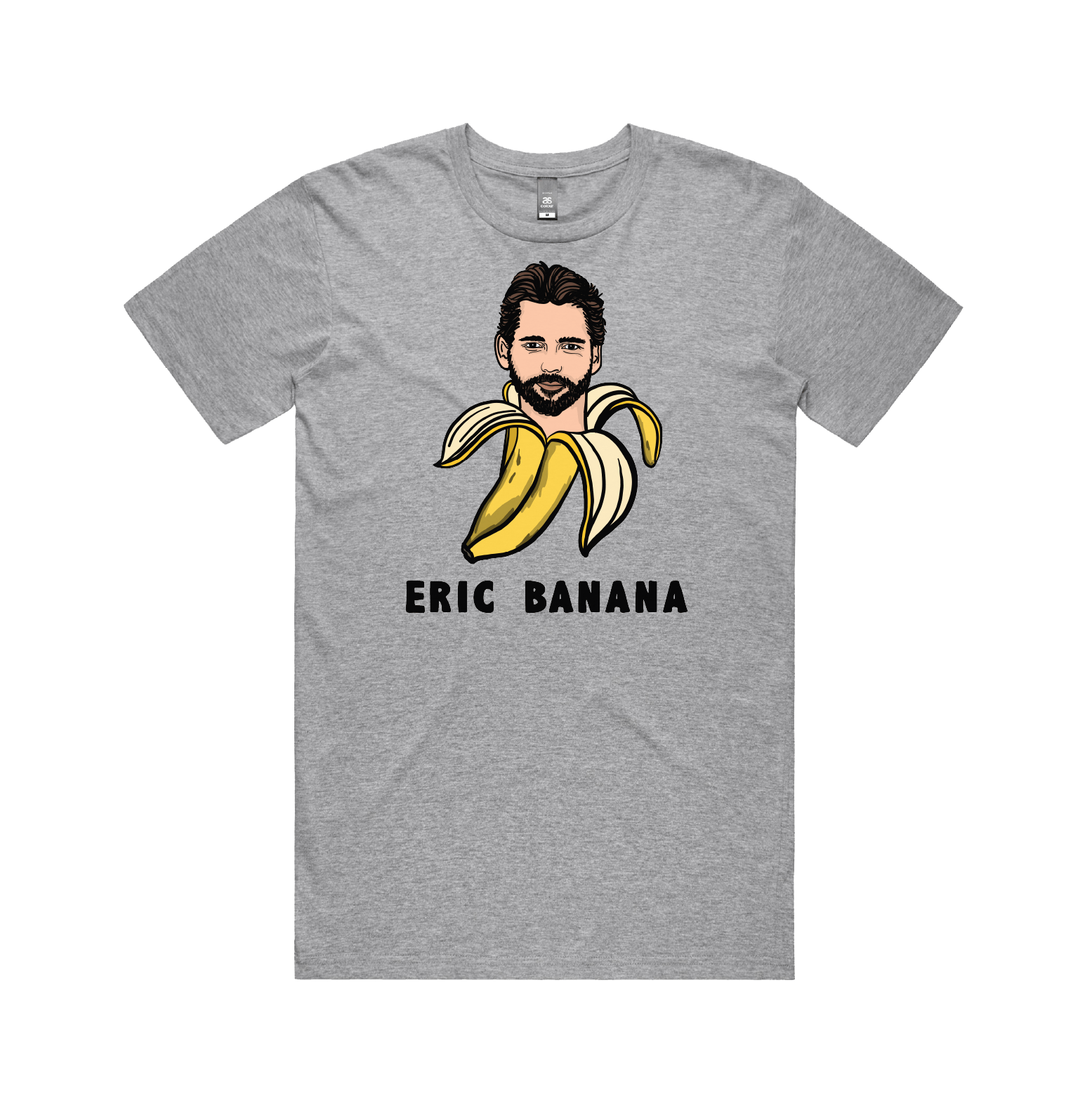 S / Grey / Large Front Design Eric Banana 🍌 - Men's T Shirt