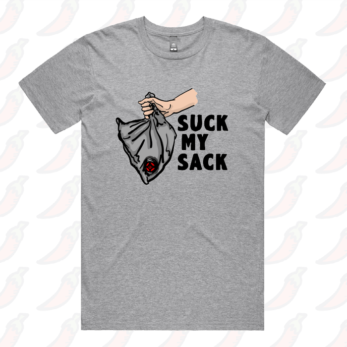 S / Grey / Large Front Design Goon Sack 🍷 - Men's T Shirt