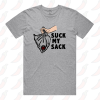 S / Grey / Large Front Design Goon Sack 🍷 - Men's T Shirt
