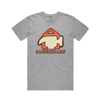 S / Grey / Large Front Design Hammerbarn 🔨 - Men's T Shirt