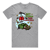 S / Grey / Large Front Design Ibis Christmas 🗑️🎄- Men's T Shirt