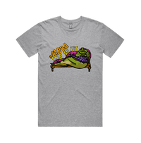 S / Grey / Large Front Design Jabba The Slut ⛓️ - Men's T Shirt