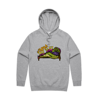 S / Grey / Large Front Design Jabba The Slut ⛓️ - Unisex Hoodie