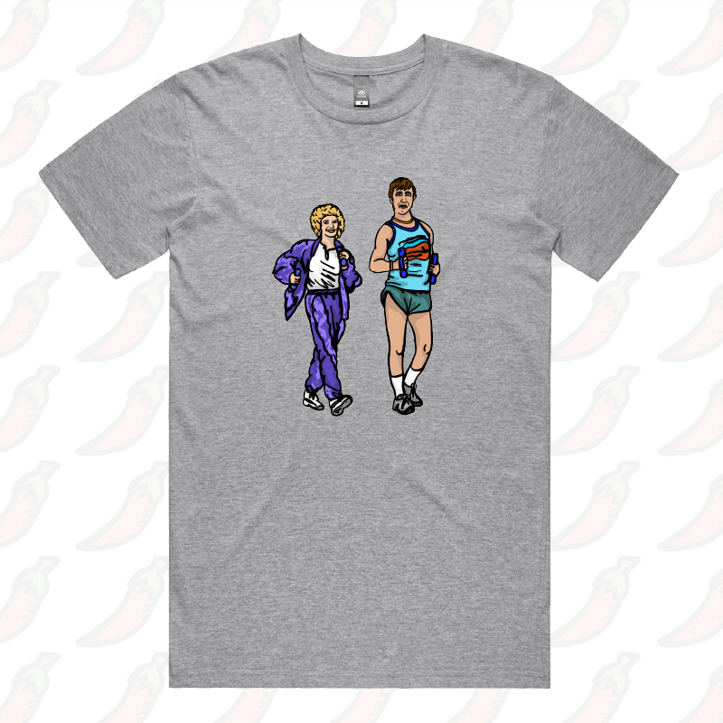 S / Grey / Large Front Design Kath & Kel 🚶‍♀️🚶‍♂️ - Men's T Shirt