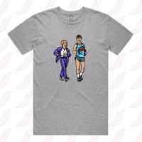 S / Grey / Large Front Design Kath & Kel 🚶‍♀️🚶‍♂️ - Men's T Shirt