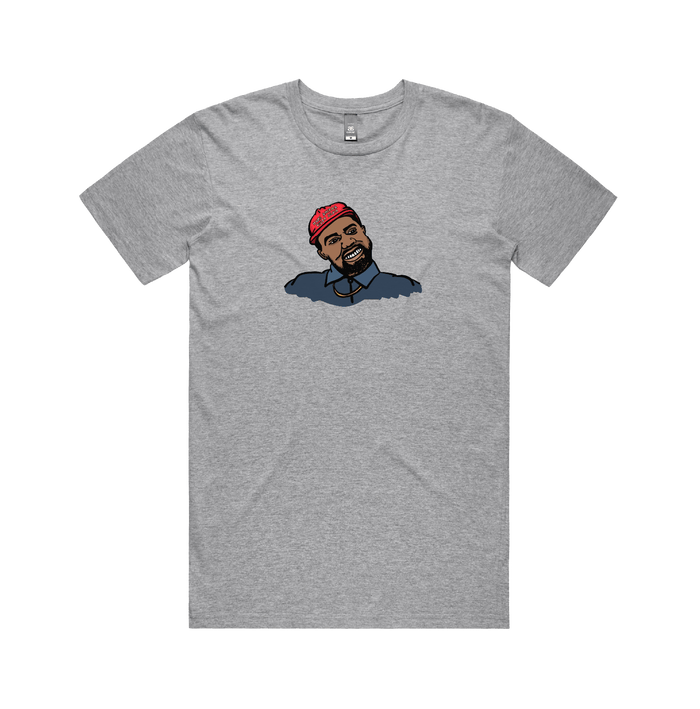 S / Grey / Large Front Design Make America Yeezy Again 🦅 - Men's T Shirt