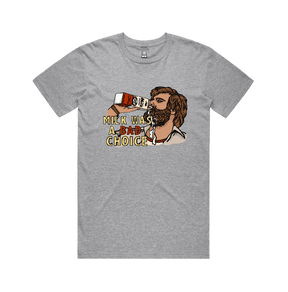 S / Grey / Large Front Design Milk Was A Bad Choice 🥛 - Men's T Shirt
