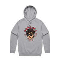 S / Grey / Large Front Design Momager 🕶️ - Unisex Hoodie