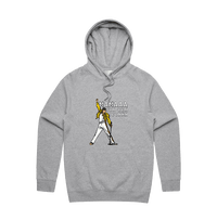 S / Grey / Large Front Design Mummaaaaa 🎙️ - Unisex Hoodie