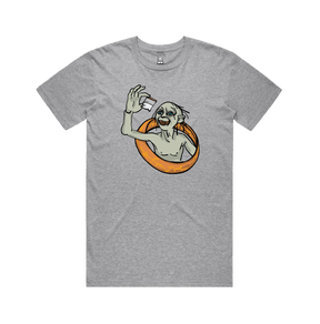 S / Grey / Large Front Design My Precious 👃🏻 - Men's T Shirt