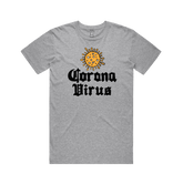 S / Grey / Large Front Design Rona Beer 🍺 - Men's T Shirt