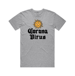 S / Grey / Large Front Design Rona Beer 🍺 - Men's T Shirt