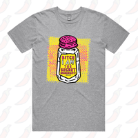 S / Grey / Large Front Design Secret Ingredient 🧂 – Men's T Shirt