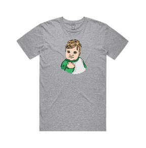 S / Grey / Large Front Design Success Kid ✊ - Men's T Shirt