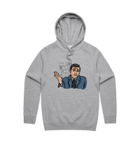 S / Grey / Large Front Design That's What She Said 🖨️ - Unisex Hoodie