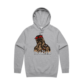 S / Grey / Large Front Design Tupacca ✊🏾 - Unisex Hoodie
