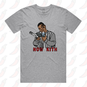 S / Grey / Large Front Design Tyson Now Kith 🕊️ - Men's T Shirt