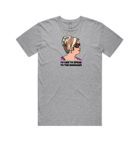 S / Grey / Large Front Design Unleash the Karen 😤 - Men's T Shirt