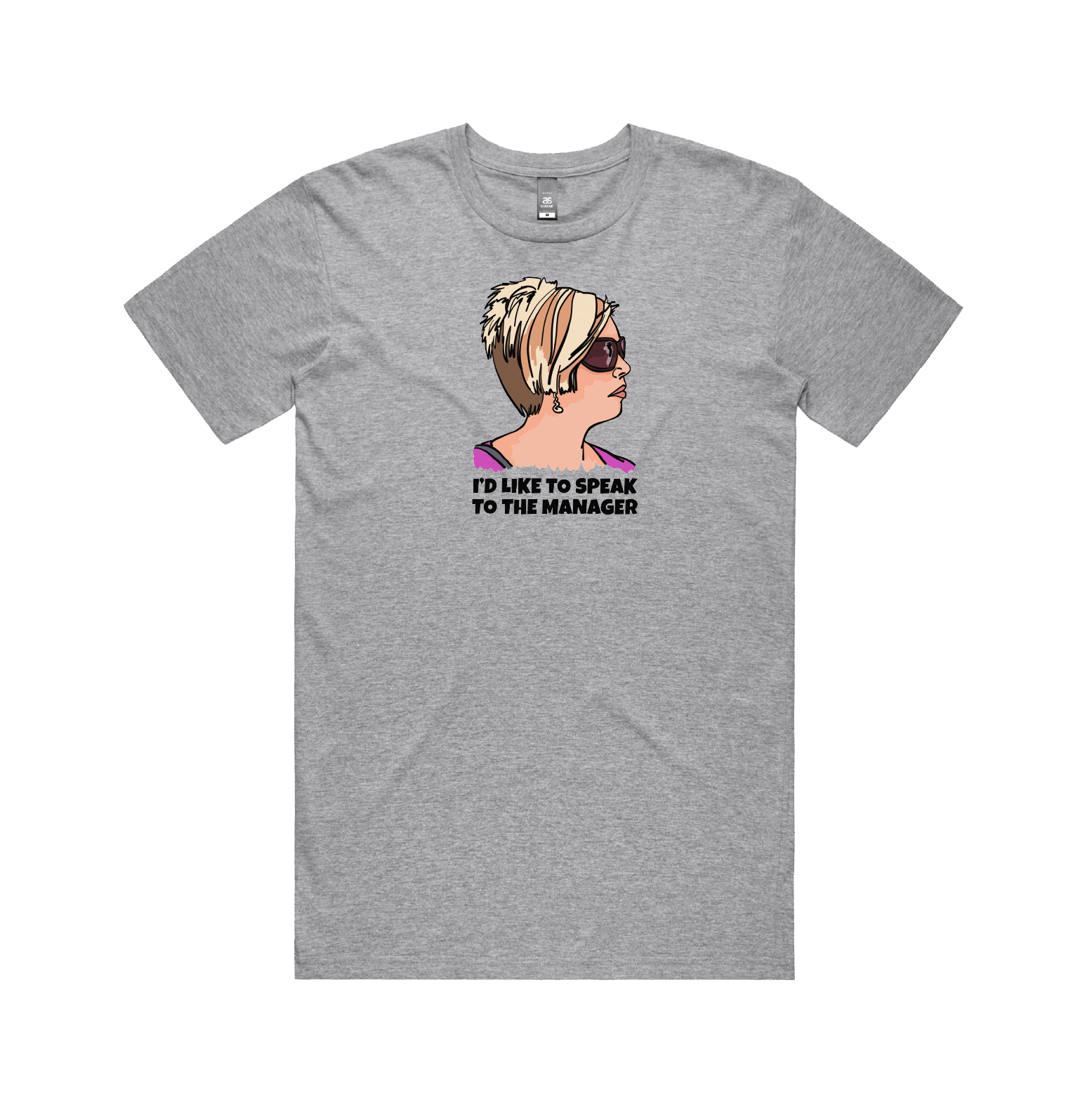S / Grey / Large Front Design Unleash the Karen 😤 - Men's T Shirt