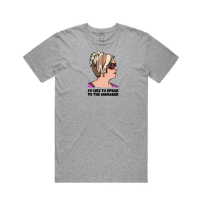 S / Grey / Large Front Design Unleash the Karen 😤 - Men's T Shirt