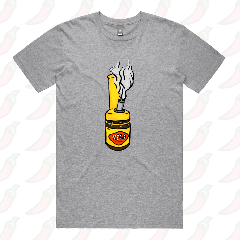 S / Grey / Large Front Design Vegoblaze 🌬️ - Men's T Shirt