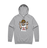 S / Grey / Large Front Design Vote for Pedro 👓 - Unisex Hoodie