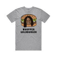 S / Grey / Large Front Design Whopper Goldburger 🍔 - Men's T Shirt