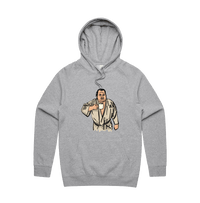 S / Grey / Large Front Print Big Ed (90 Day Fiance) 🛺 - Unisex Hoodie