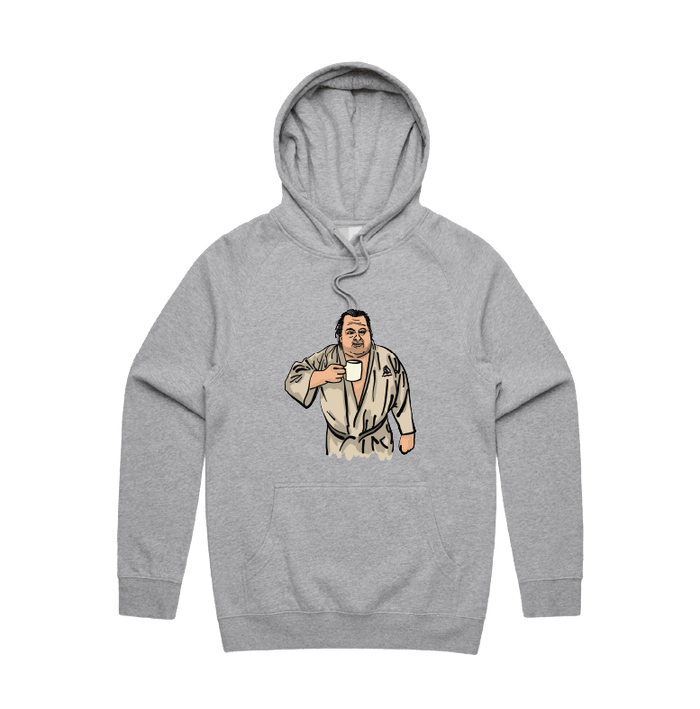 S / Grey / Large Front Print Big Ed (90 Day Fiance) 🛺 - Unisex Hoodie