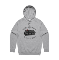 S / Grey / Large Front Print Casting Couch 📹 - Unisex Hoodie