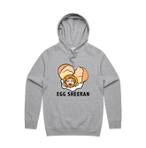 S / Grey / Large Front Print Egg Sheeran 🥚 - Unisex Hoodie