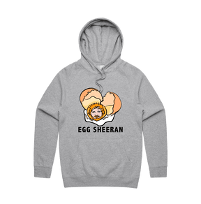 S / Grey / Large Front Print Egg Sheeran 🥚 - Unisex Hoodie