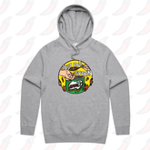S / Grey / Large Front Print Just One Spoon 🥄 - Unisex Hoodie